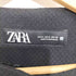 ザラ ZARA ROUND NECK PIQUÉ BLAZER レディース M