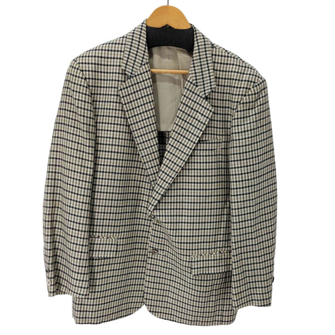 ペリーエリス PERRY ELLIS 2Bチェックウールテーラードジャケット メンズ