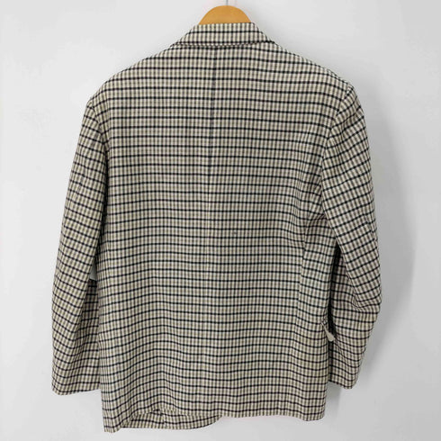 ペリーエリス PERRY ELLIS 2Bチェックウールテーラードジャケット メンズ