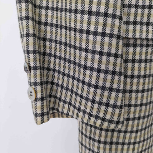 ペリーエリス PERRY ELLIS 2Bチェックウールテーラードジャケット メンズ
