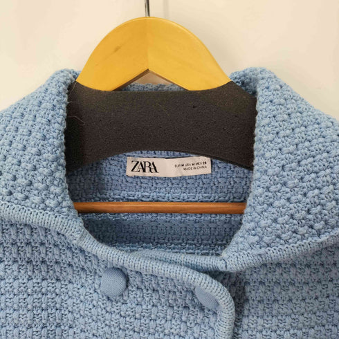 ザラ ZARA ニットツイードジャケット レディース import:M