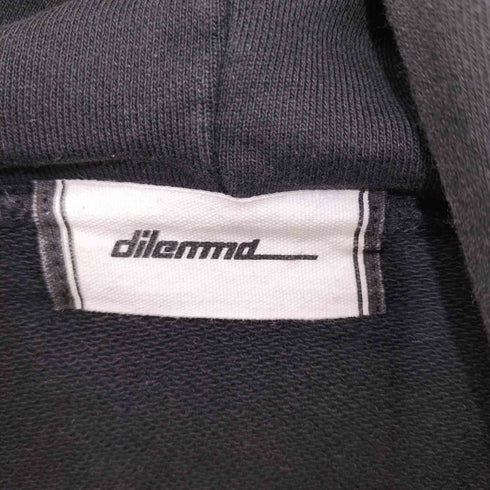 ダイレマ DILEMMA バックプリントプルオーバーパーカー メンズ 3