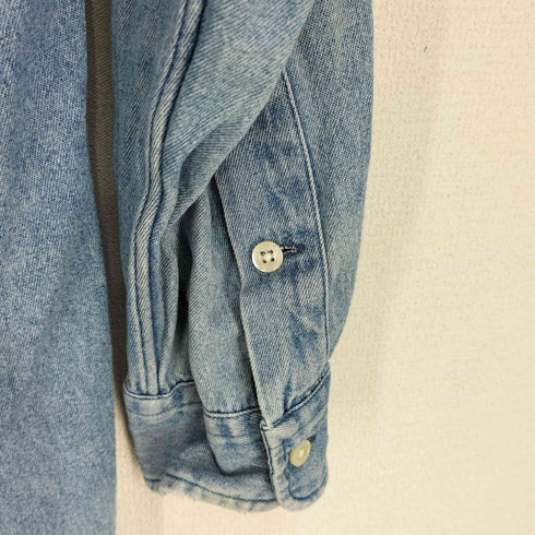ラルフローレン RALPH LAUREN 90-00s BLAKE ポニー刺繍 ボタンダウンデニムシャツ メンズ import:M