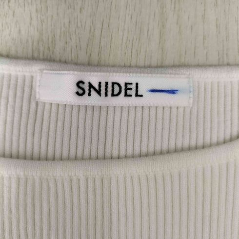 スナイデル snidel ニットドッキングコクーンワンピース レディース FREE