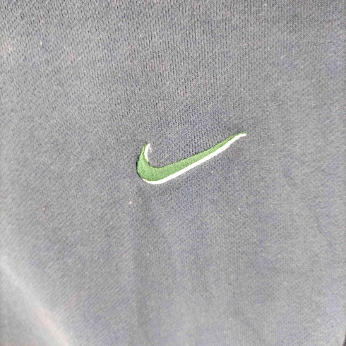 ナイキ NIKE 90S 両面スウォッシュロゴ刺繍 プルオーバーパーカー メンズ import:L