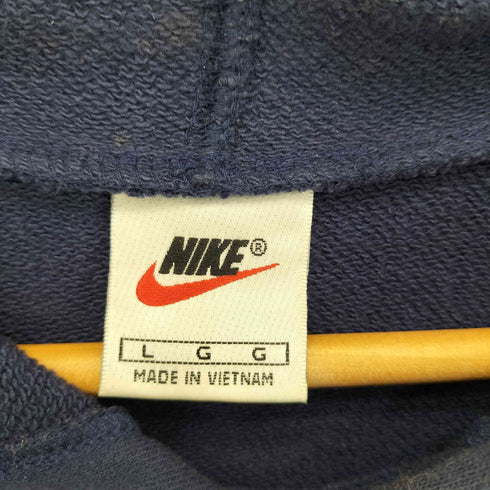 ナイキ NIKE 90S 両面スウォッシュロゴ刺繍 プルオーバーパーカー メンズ import:L