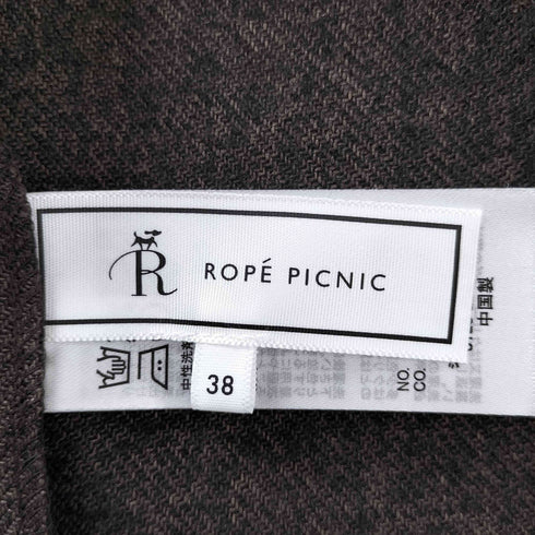 ロペピクニック Rope Picnic 24aw 裏起毛スリートーンツイードアイラインスカート レディース 38