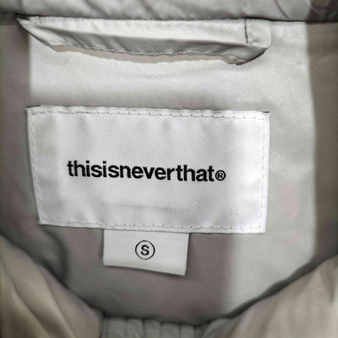 ディスイズネバーザット thisisneverthat PERTEX DOWN JACKETスタンドカラーダウンジャケット メンズ S