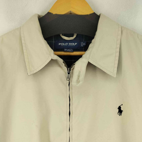 ポロゴルフラルフローレン POLO GOLF RALPH LAUREN スモールポニー刺繍 裏地チェック スイングトップ メンズ JPN:XL
