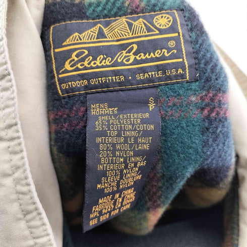 エディーバウアー Eddie Bauer 80S 黒タグ後期 裏地ブランケット マウンテンパーカ メンズ JPN:S