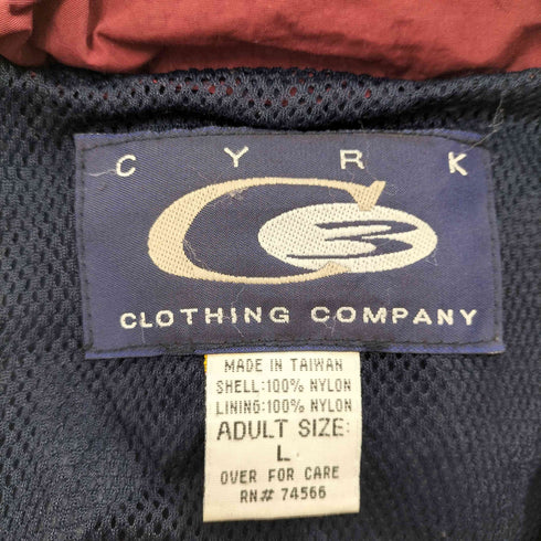 CYRK CLOTHING バイカラージップブルゾン メンズ L