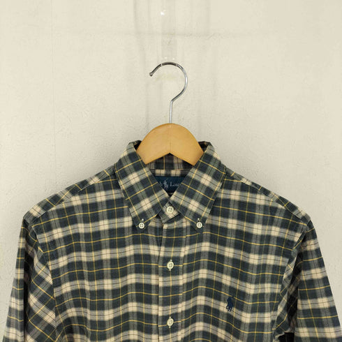 ラルフローレン RALPH LAUREN 90S SLIM FIT ポニー 刺繍L/S BDシャツ メンズ JPN:S