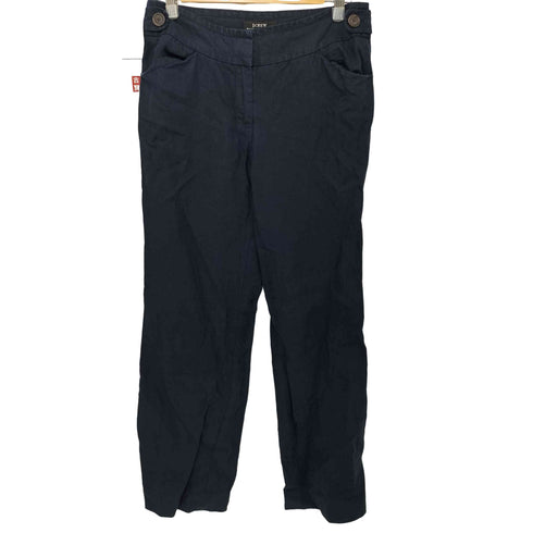 ジェイクルー J.CREW 90-00S リネン ストレートパンツ レディース JPN:4
