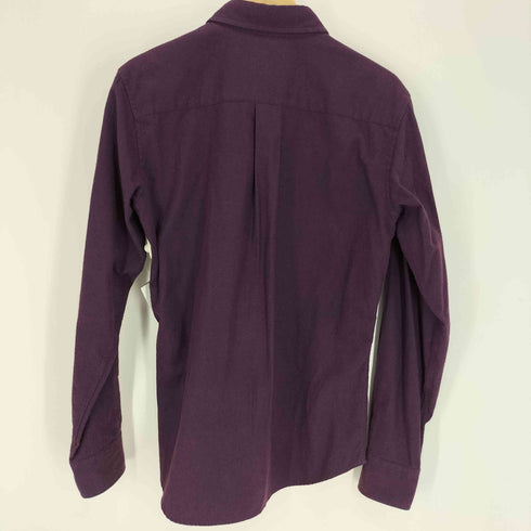 ヴィヴィアンウエストウッドマン Vivienne Westwood MAN オーブ刺繍 起毛 ポリコットン L/S シャツ 襟芯 メンズ EUR:48