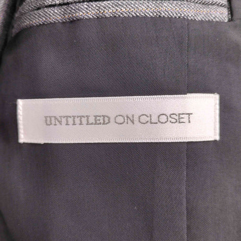 アンタイトル UNTITLED ON CLOSET 3ピース スカート パンツ スーツセットアップ ストライプ レディース 2