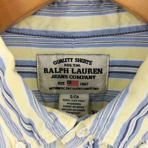 ラルフローレン RALPH LAUREN 90S コットンストライプ L/S BDシャツ メンズ JPN:S
