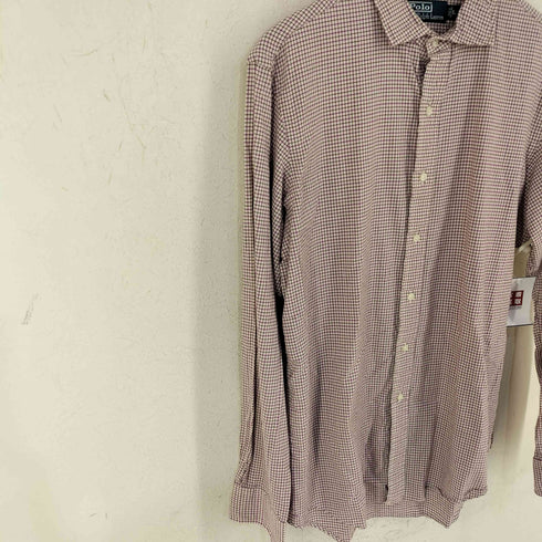 ポロバイラルフローレン Polo by RALPH LAUREN 90S L/S レギュラーカラーチェックシャツ メンズ JPN:L