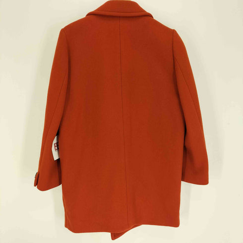 カルバンクライン CALVIN KLEIN デカ襟 ウール ナイロン チェスター ハーフ コート レディース 9