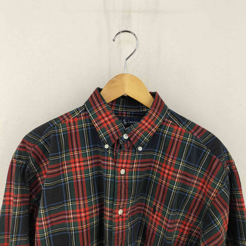 ラルフローレン RALPH LAUREN 90S BLAKE ポニー刺繍L/Sチェックシャツ メンズ JPN:L