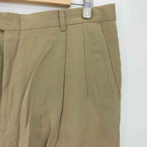 linea naturale リネン混 2タックワイドショーツ メンズ 36REG