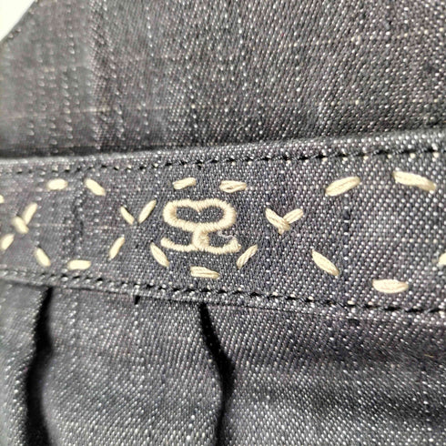 サボイ SAVOY ブラックデニムトートバッグ レディース