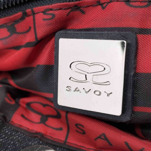 サボイ SAVOY ブラックデニムトートバッグ レディース