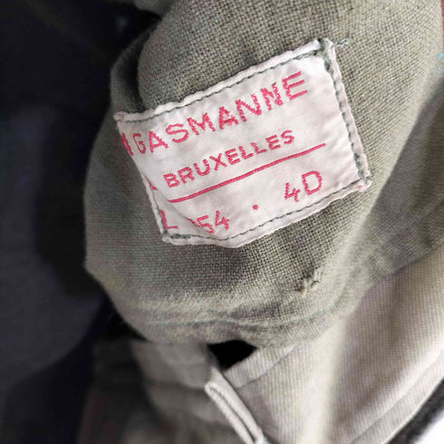 ベルギーアーミー Belgian army 50S ベルギー軍 A GASMANNE A B L オフィサーコート メンズ 40