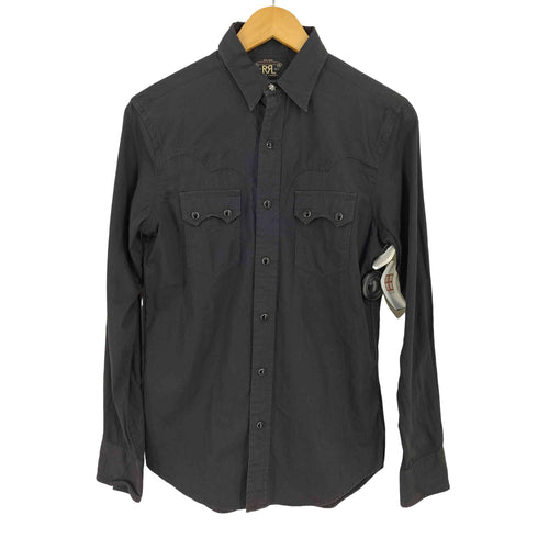 ダブルアールエルラルフローレン RRL RALPH LAUREN コットンL/Sウエスタンシャツ メンズ JPN:XS