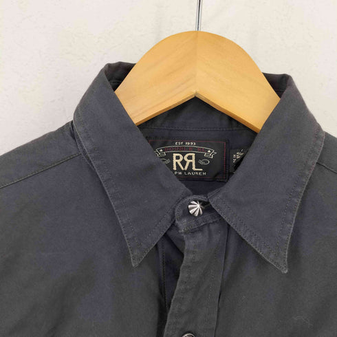 ダブルアールエルラルフローレン RRL RALPH LAUREN コットンL/Sウエスタンシャツ メンズ JPN:XS