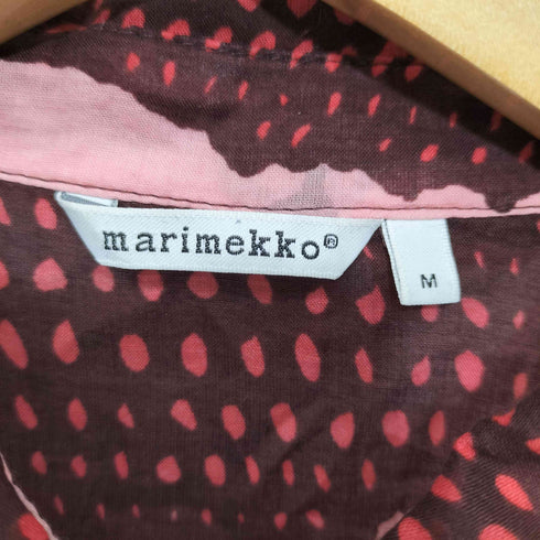 マリメッコ marimekko 花柄 ノースリーブ シャツ ワンピース レディース JPN:M