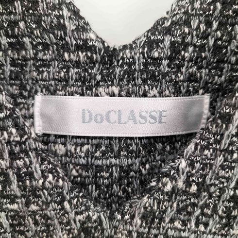 ドゥクラッセ DoCLASSE ツイードワンピース レディース L