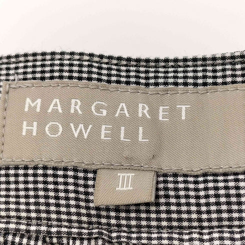 マーガレットハウエル MARGARET HOWELL ギンガムチェック ミディアムスカート レディース JPN:3