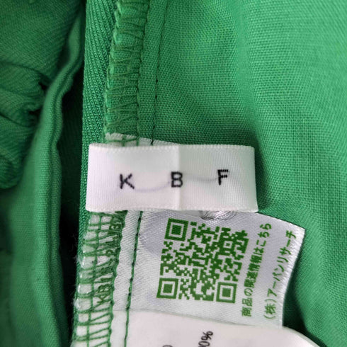 ケイビーエフ KBF センタープレスWIDEストレートパンツ レディース ONE SIZE
