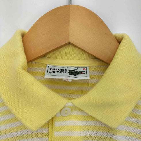 シュミーズラコステ CHEMISE LACOSTE 文字ワニ ボーダー ポロワンピース レディース 40
