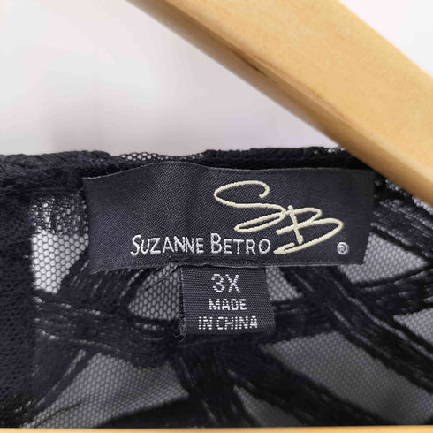 総柄 メッシュカットソー メンズ 3XL