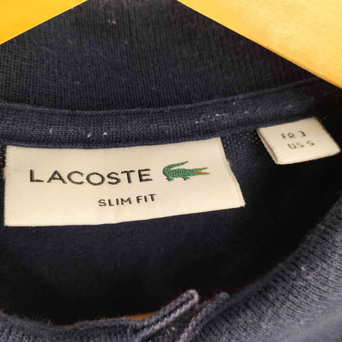 ラコステ LACOSTE SLIM FIT ロゴ刺繍ポロシャツ メンズ US S