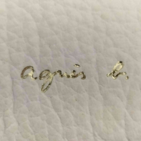 アニエスベー agnes b. カウレザー サコッシュ ショルダーバッグ レディース