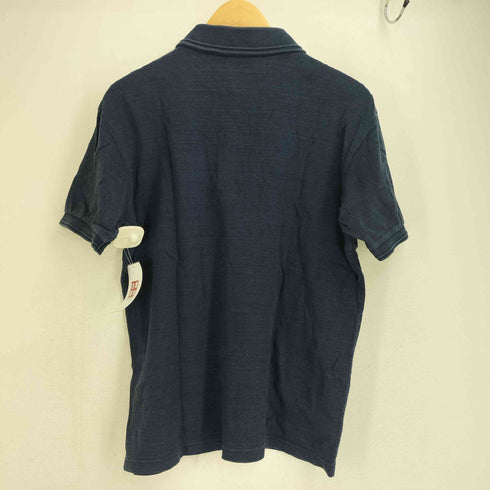 フレッドペリー FRED PERRY Indigo Pique Polo 月桂樹 ロゴ刺繍 インディゴ ピケ ポロシャツ メンズ M