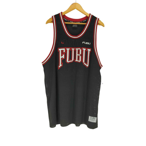 フブ FUBU ロゴ刺繍ゲームシャツ メンズ XL