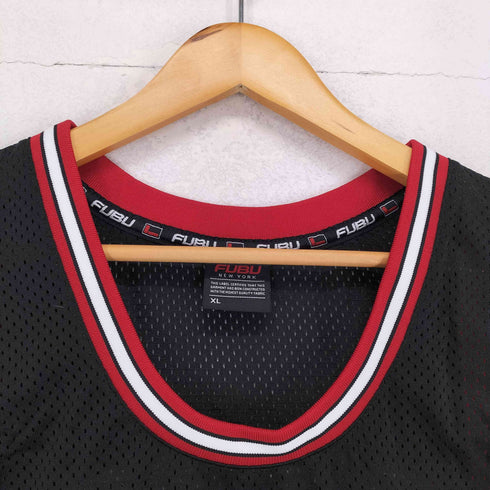 フブ FUBU ロゴ刺繍ゲームシャツ メンズ XL