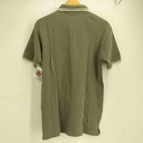 フレッドペリー FRED PERRY 月桂樹 ロゴ刺繍 リブラインポロシャツ メンズ JPN:S