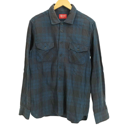 シュプリーム Supreme fade plaid flannel shirt メンズ import:S