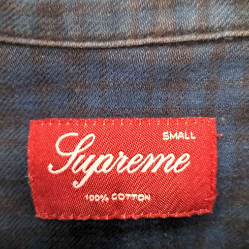 シュプリーム Supreme fade plaid flannel shirt メンズ import:S