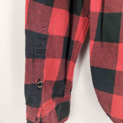 ワコマリア WACKO MARIA 12AW バック プリント バッファロー ブロック チェック ネルシャツ メンズ JPN:S