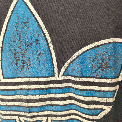 アディダス adidas 90S MADE IN USA フロントロゴプリント S/S Tシャツ メンズ import:L