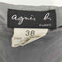 アニエスベースポーツ agnes b. SPORT シルク プリーツロングスカート レディース JPN:38