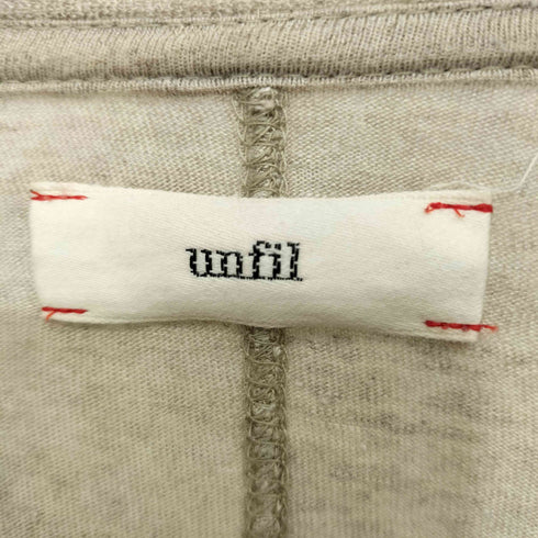 アンフィル unfil フレンチリネンジャージーフレアTシャツ レディース JPN:1