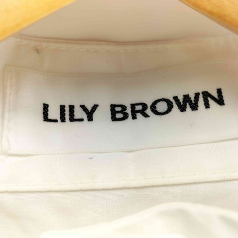 リリーブラウン Lily Brown 23AW レイヤード シャツワンピース レディース JPN:0