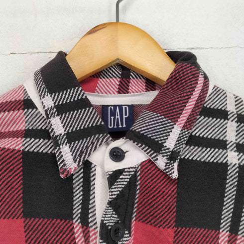 ギャップ Gap 90S OLD プルオーバーチェックネルシャツ メンズ S