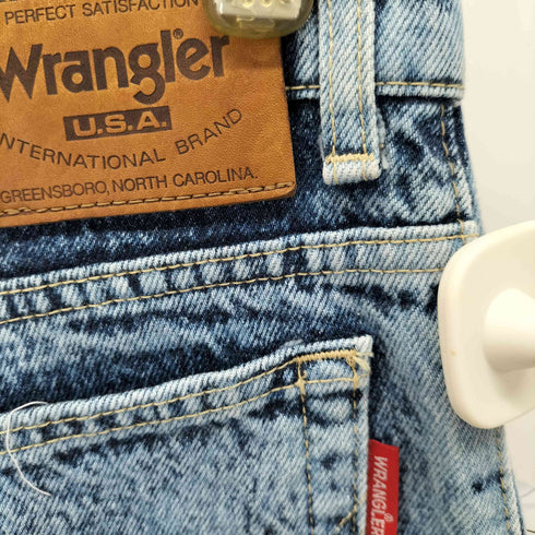 ラングラー Wrangler ケミカルウォッシュテーパードデニム メンズ 34